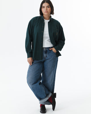 Dark Green Cotton Shirt