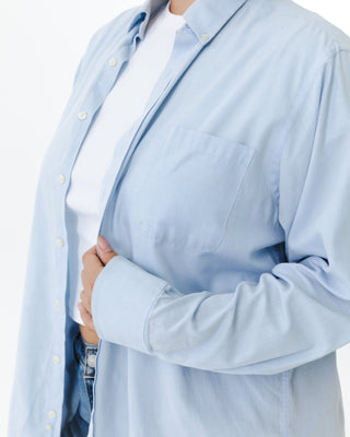 Light Blue Micro-stripe Button Down Shirt