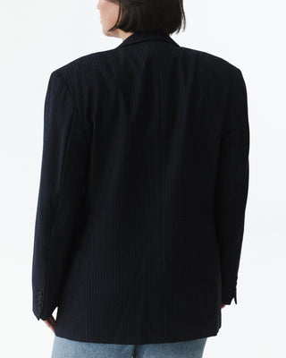 Vintage Double-breasted Navy Blazer