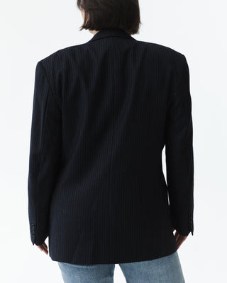 Vintage Double-breasted Navy Blazer