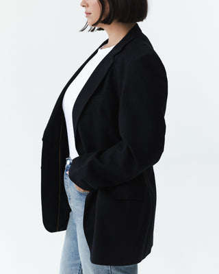 Vintage Dark Navy Pinstripe Blazer