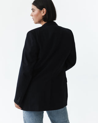 Vintage Dark Navy Pinstripe Blazer