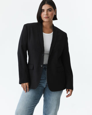Vintage Gray Pinstripe Blazer