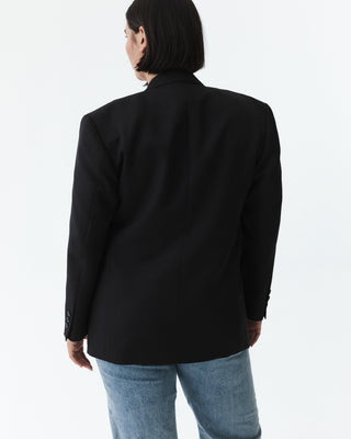 Dark Gray Double Breasted Blazer