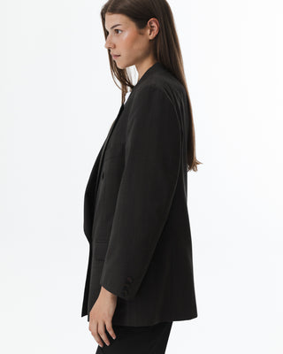 Vintage Plaid Structured Blazer