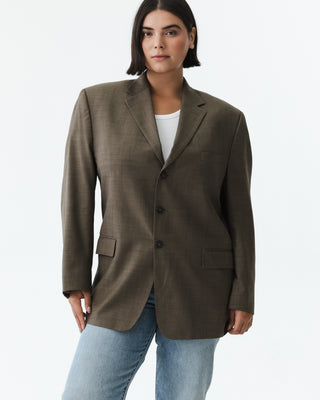 Oversized 3-Button Vintage Blazer