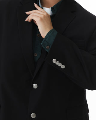 Vintage Oversized Black Blazer
