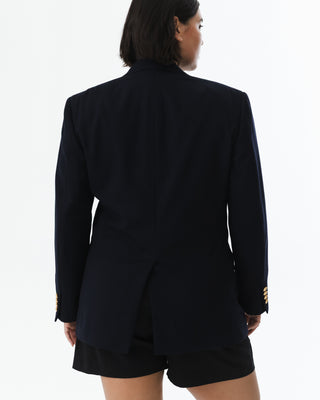 Vintage Classic Style Blazer Navy