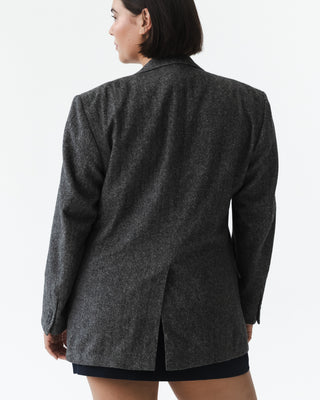 Gray Camel Hair Blazer