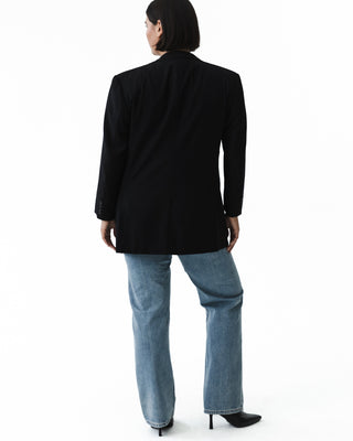 Vintage Black 2-Button Blazer