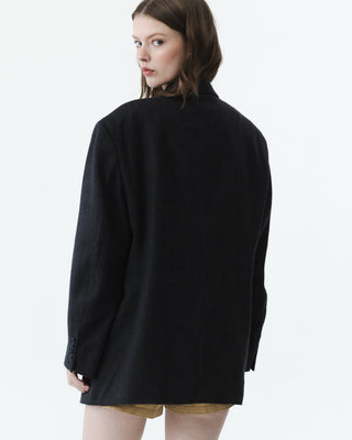 Vintage Relaxed Textured Blazer