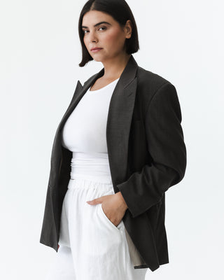 Vintage Dark Gray and Black Blazer