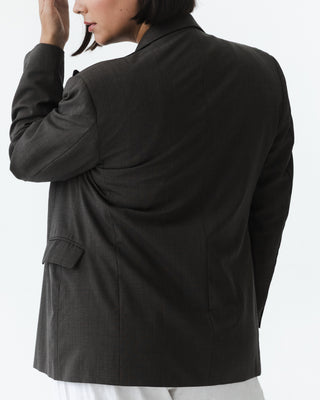 Vintage Dark Gray and Black Blazer