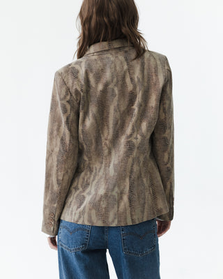 Vintage Reptile Print Blazer
