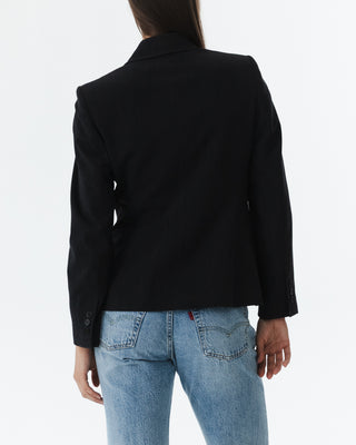 Vintage Dark Gray Fitted Blazer