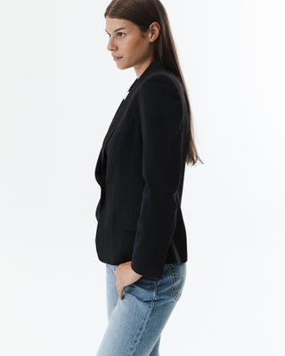 Vintage Dark Gray Fitted Blazer