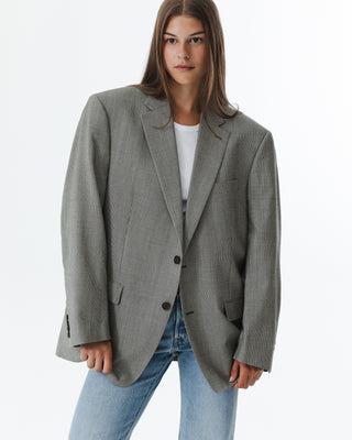 Vintage Neutral Oversized Blazer