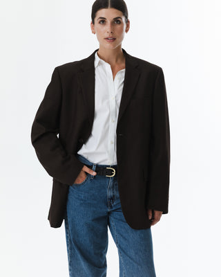 Vintage Oversized Blazer Brown