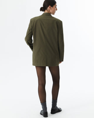Vintage Double-Breasted Blazer Green