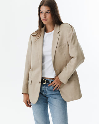 Tan Vintage Relaxed Blazer