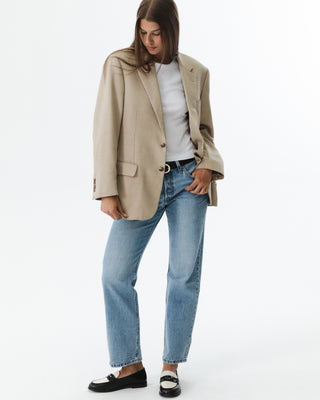 Tan Vintage Relaxed Blazer