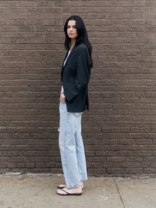 Vintage Classic Blazer in Dark Gray
