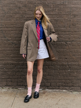 Vintage Oversized Blazer in Camel