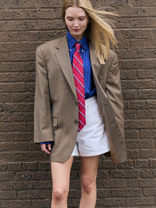 Vintage Oversized Blazer in Camel