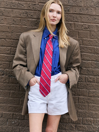 Vintage Oversized Blazer in Camel