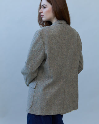 Vintage Blazer in Speckled Gray-Tan