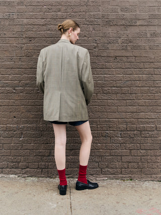 Vintage Oversized Blazer in Taupe