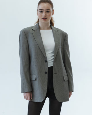 Oversized Blazer in Black and White