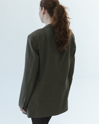 Relaxed Wool Blazer in Multi