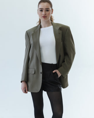 Burberry Blazer in Taupe Gray