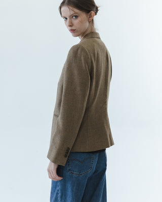 Brooks Brothers Fitted Blazer in Brown