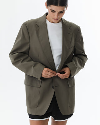 Vintage Relaxed Cotton Blazer