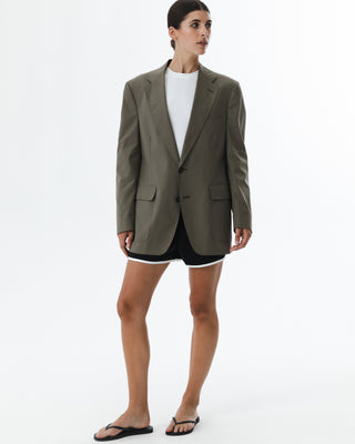 Vintage Relaxed Cotton Blazer