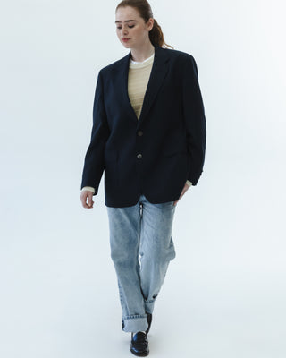 Oversized Vintage Blazer in Navy
