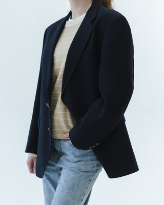 Oversized Vintage Blazer in Navy