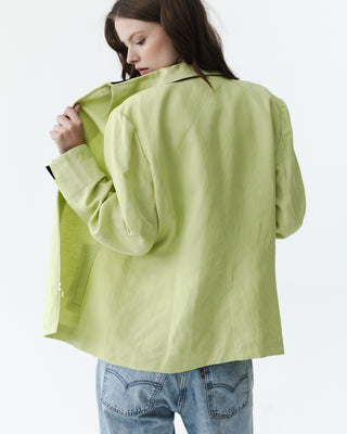 Vintage Linen Lime Green Jacket