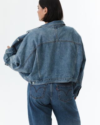 Vintage Oversized Boxy Denim Jacket