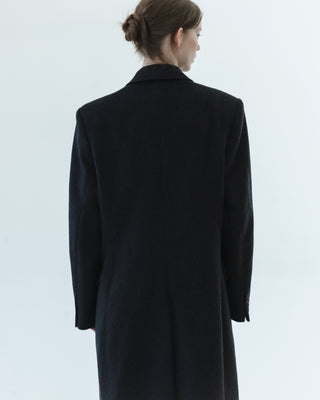 Cashmere Statement Coat in Dark Gray