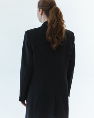 Cashmere Statement Coat in Dark Gray