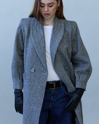 Vintage Wool Coat in Gray