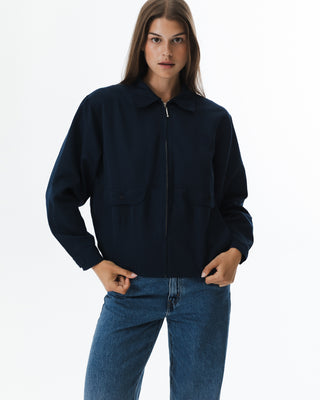 Vintage Navy Golf Bomber Jacket