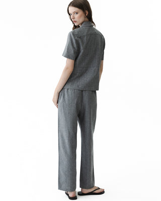 Minimalist Gray Pinstripe 2 pc. Set