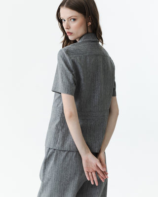 Minimalist Gray Pinstripe 2 pc. Set