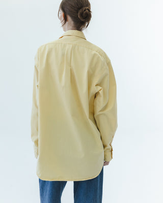 Cotton Button Down in Yellow