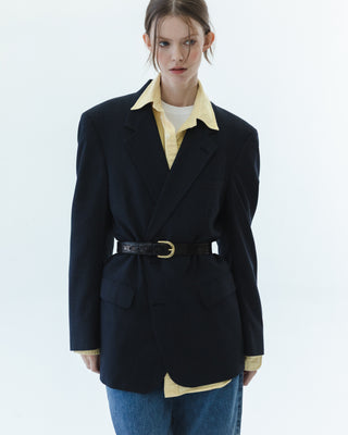 Cotton Button Down in Yellow