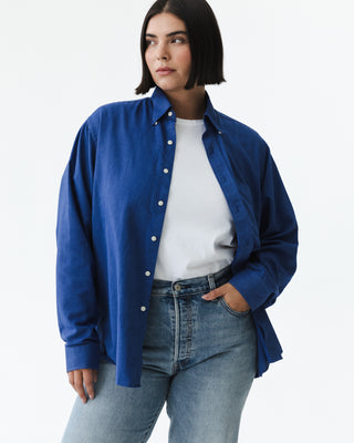 Blue Oxford Button Down Shirt